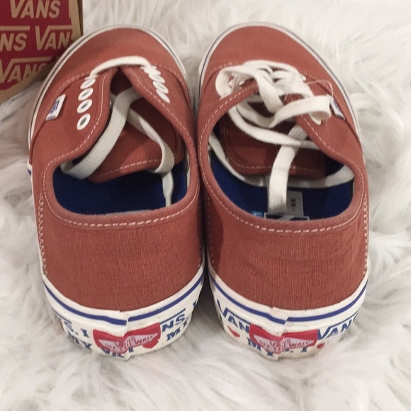 Vans Authentic SF “I LOVE MY VANS” Limited Edition Size 8.5 Unisex NEW - Picture 6 of 12